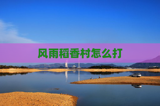 风雨稻香村怎么打