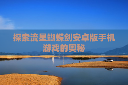 探索流星蝴蝶剑安卓版手机游戏的奥秘