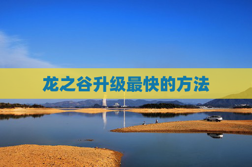龙之谷升级最快的方法