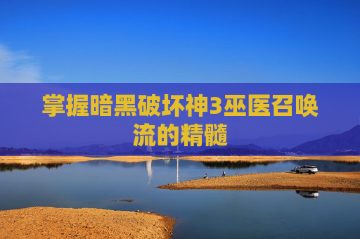 掌握暗黑破坏神3巫医召唤流的精髓