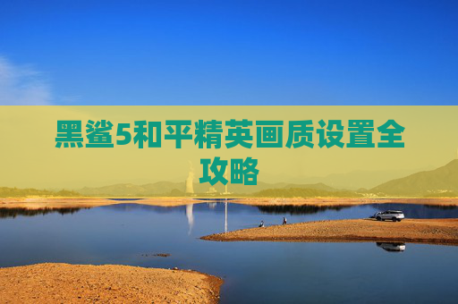 黑鲨5和平精英画质设置全攻略