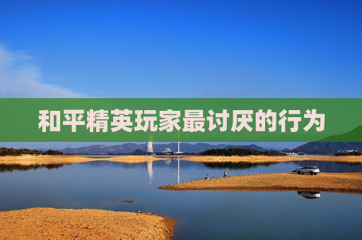 和平精英玩家最讨厌的行为