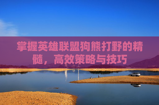 掌握英雄联盟狗熊打野的精髓，高效策略与技巧