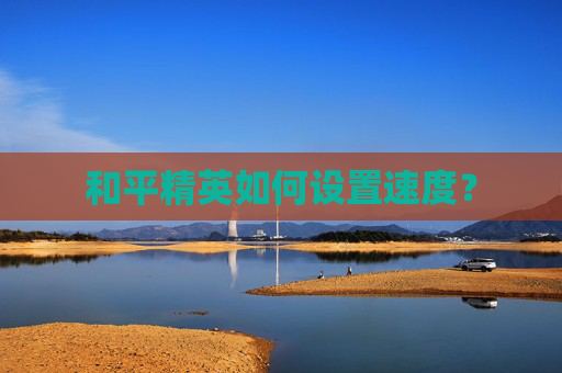 和平精英如何设置速度？