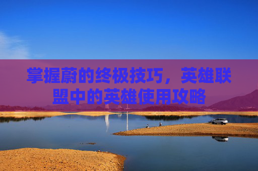 掌握蔚的终极技巧，英雄联盟中的英雄使用攻略