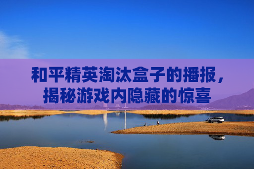 和平精英淘汰盒子的播报，揭秘游戏内隐藏的惊喜