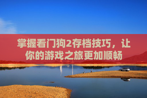 掌握看门狗2存档技巧，让你的游戏之旅更加顺畅