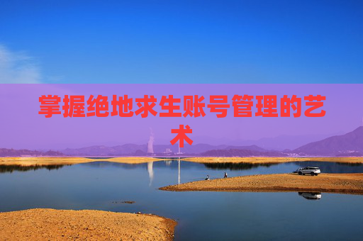 掌握绝地求生账号管理的艺术