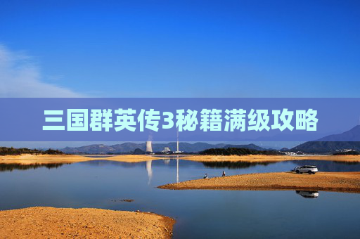 三国群英传3秘籍满级攻略